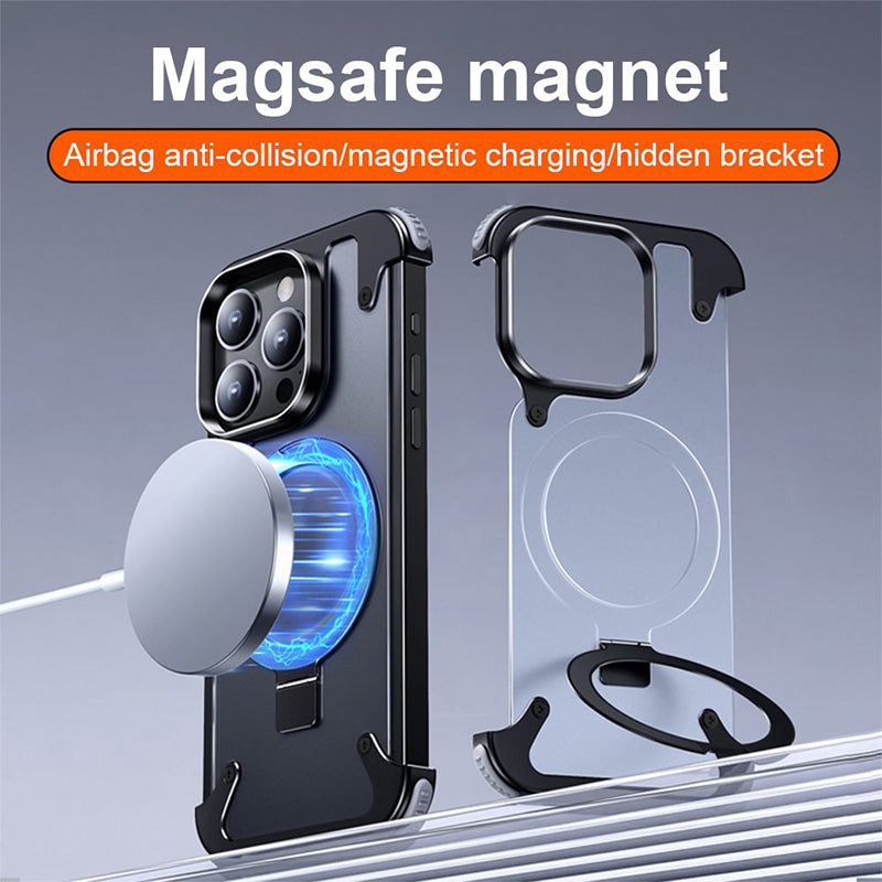 🎁[Bestes Geschenk für das Telefon] Magnetische Metall-Anti-Fall-Schutzhülle für das iPhone🎁