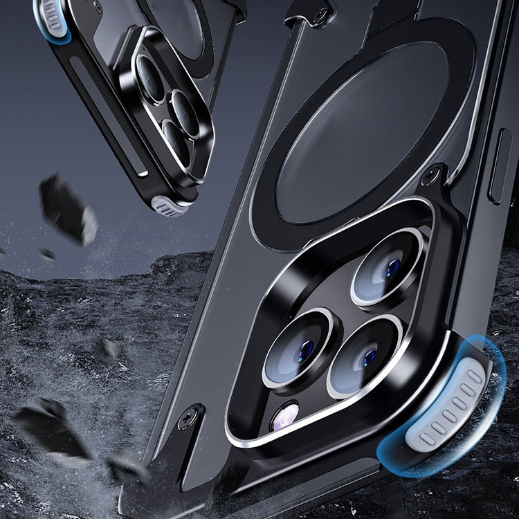 🎁[Bestes Geschenk für das Telefon] Magnetische Metall-Anti-Fall-Schutzhülle für das iPhone🎁