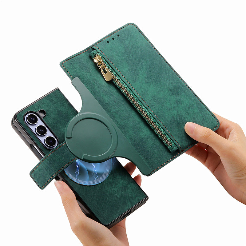 Abnehmbare magnetische Brieftasche Telefonhülle