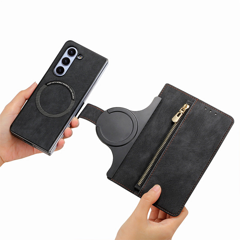 Abnehmbare magnetische Brieftasche Telefonhülle